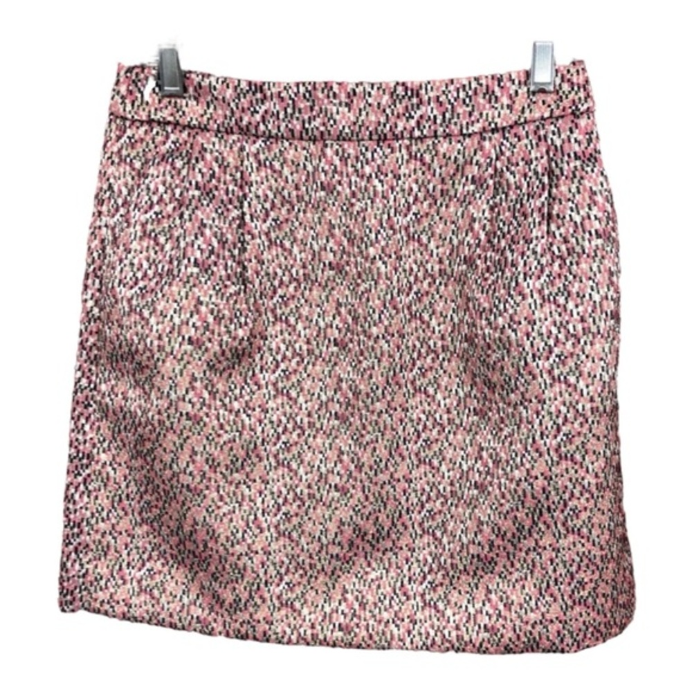 J CREW METALLIC SKIRT POCKETS 0